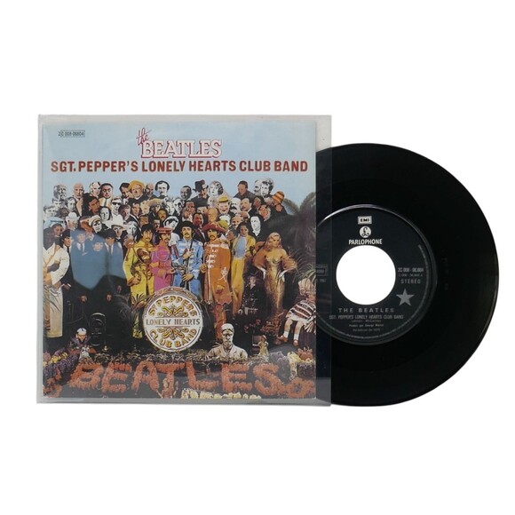 Parlophone 1978 Sgt. Pepper's Lonely Hearts Club Band by The Beatles 7" Single - Picture 1 of 12